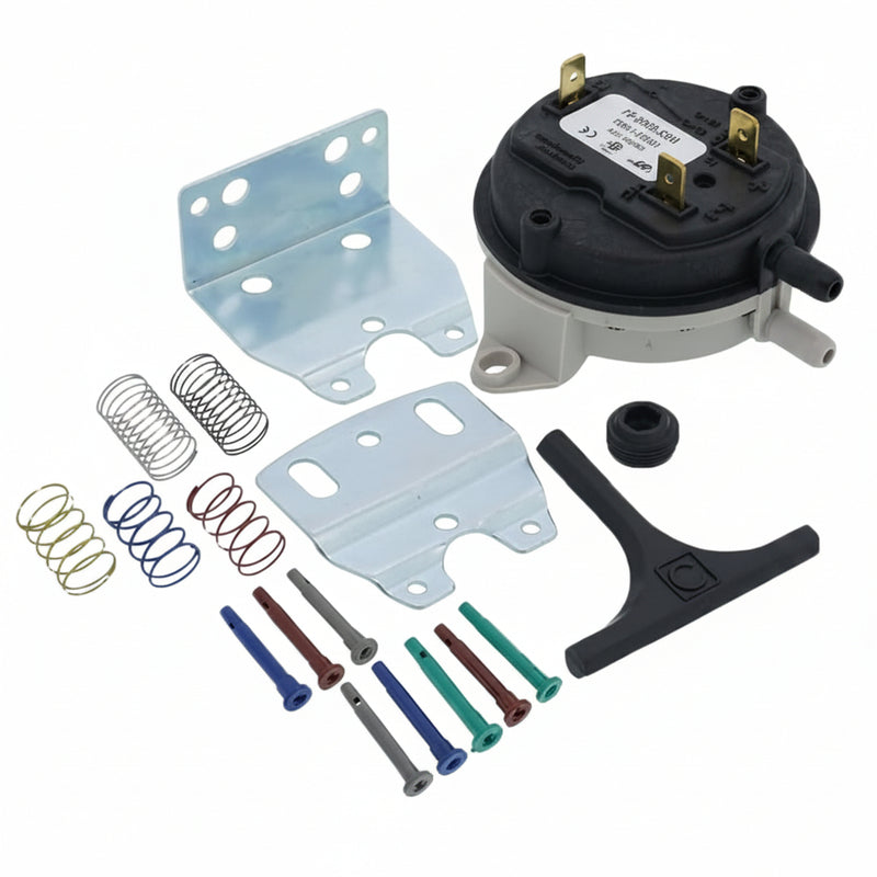 Universal Gas Furnace Air Pressure Switch Kit — Fits Most Brands