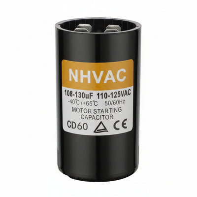 108-130 MFD 110-125V Start Capacitor — Universal Motor Starting