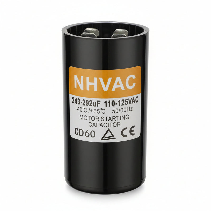 243-292 MFD 110-125V Start Capacitor — Universal Motor Starting