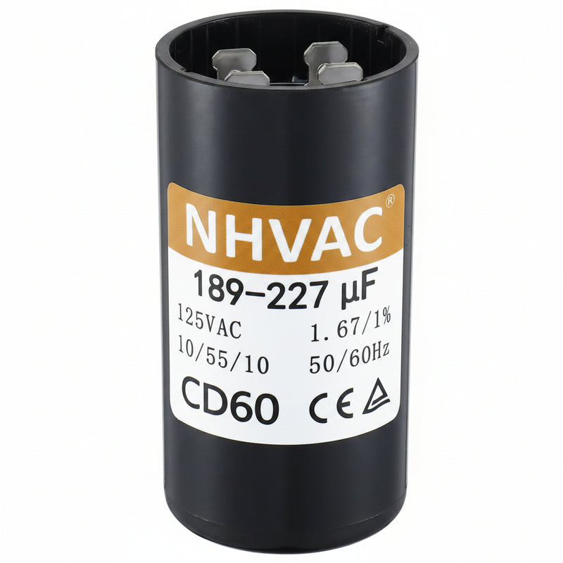 189-227 MFD 110-125V Start Capacitor — Universal Motor Starting
