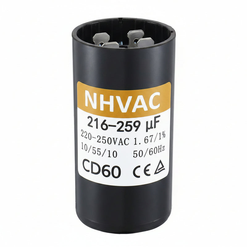 216-259 MFD 110-125V Start Capacitor — Universal Motor Starting