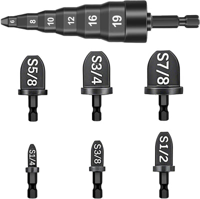 Refrigeration Ratchet Wrench Set 3/16 1/4 5/16 3/8 Service Valve