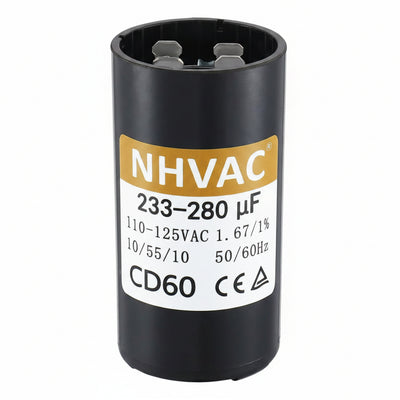 233-280 MFD 110-125V Start Capacitor — Universal Motor Starting