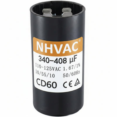 340-408 MFD 110-125V Start Capacitor — Universal Motor Starting