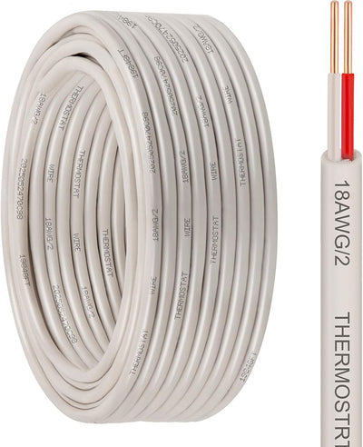 Thermostat Wire 18/4 50 Feet CL2 Solid Copper HVAC