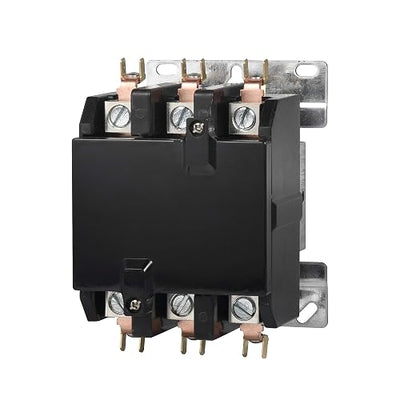 3-Pole 75A 24V AC Contactor — Universal HVAC Replacement