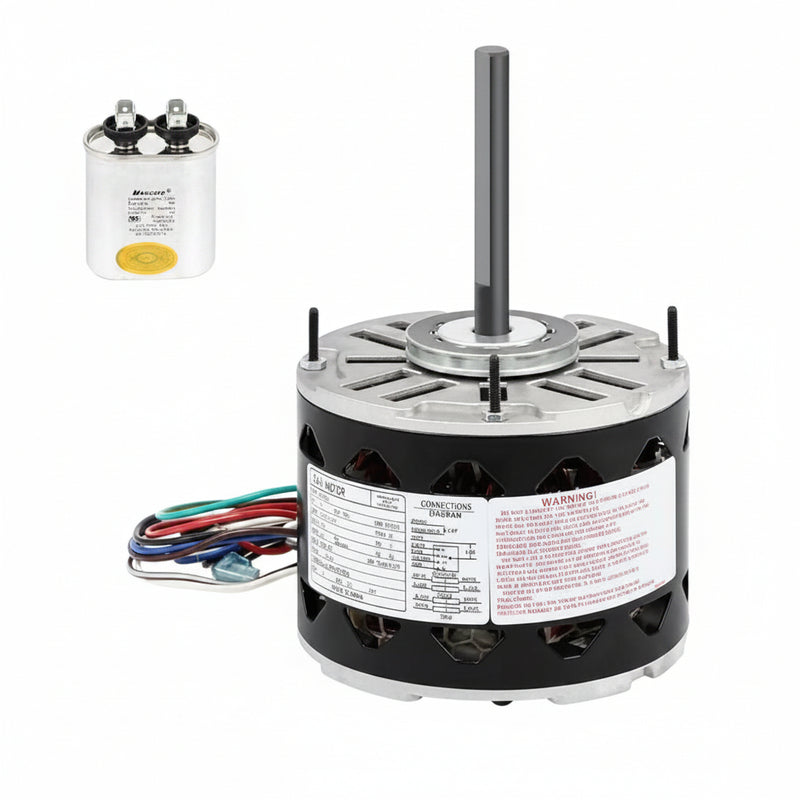 1/4 HP Furnace Blower Motor 115V 3-Speed 1075 RPM — Universal Direct Drive
