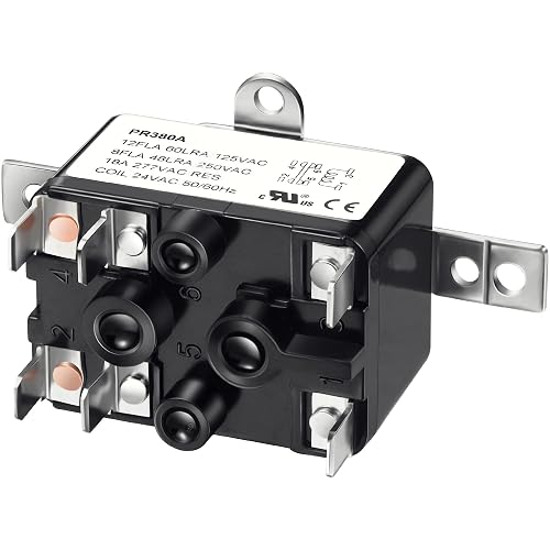 Universal 24V Fan Relay SPST — HVAC Blower Control Replacement