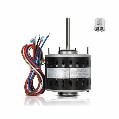 1/3 HP Furnace Blower Motor 115V 3-Speed 1075 RPM — Universal Direct Drive