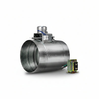 6-Inch Round Zone Damper — 24V Motorized HVAC Duct Damper with Actuator | National HVAC Parts