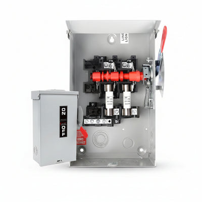 Fusible AC Disconnect 60A Outdoor HVAC Safety Switch with Fuses | National HVAC Parts