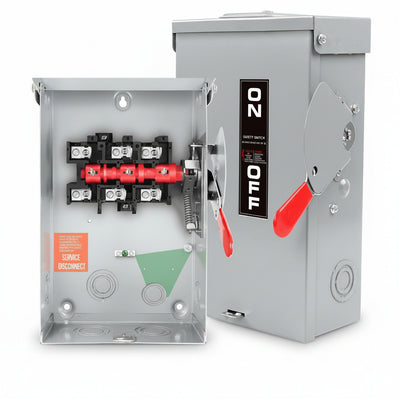 Non-Fusible AC Disconnect 60A Outdoor HVAC Safety Switch | National HVAC Parts