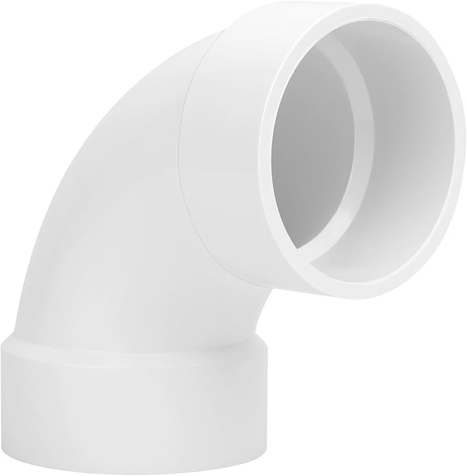 3-Inch PVC 90° Elbow — High-Efficiency Furnace Vent Fitting