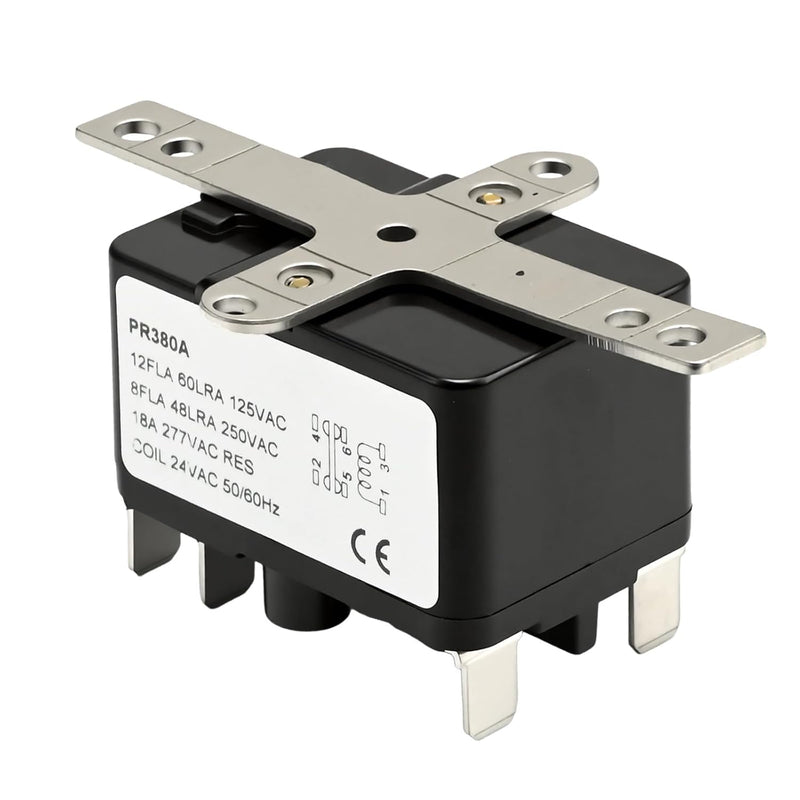 Universal 24V SPST Relay 20A — General Purpose HVAC Switching