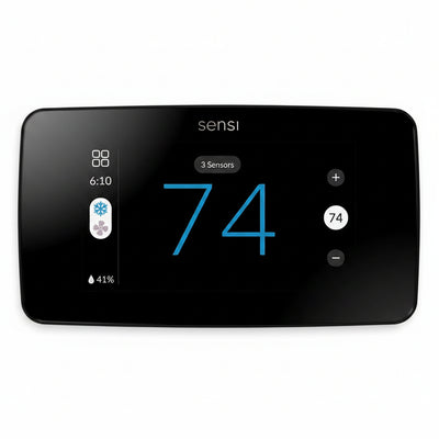 Touchscreen Smart Thermostat — WiFi Color Display with Learning Schedule