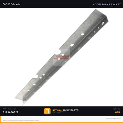 Goodman Coil/Cabinet Angle Bracket for ASPF313716DA — 0121A00027