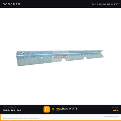 Goodman Angle Bracket for ARPF486016AA — 0121A00027