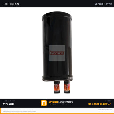 OEM Goodman Condenser Accumulator for DCH048XXX4BXXEAC — B1226207