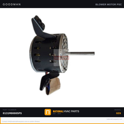 Goodman 1/3 HP Blower Motor for ADPF182416AA — 0131M00005PS