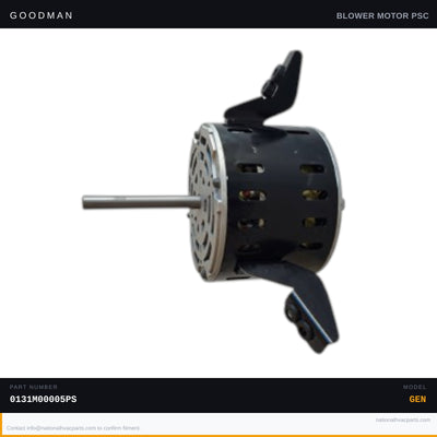 Goodman 1/3 HP Blower Motor for ADPF182416BA — 0131M00005PS