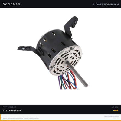 Goodman 1 HP Variable-Speed ECM Blower Motor for WPC4336AMAA — 0131M00849SP