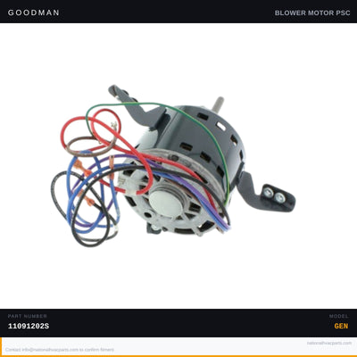 Goodman 1/3 HP Blower Motor for GPC1336H21A — 11091202S
