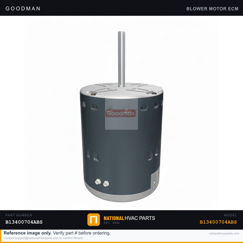 OEM Goodman 3/4 HP Variable Speed Blower Motor — B13400704ABS
