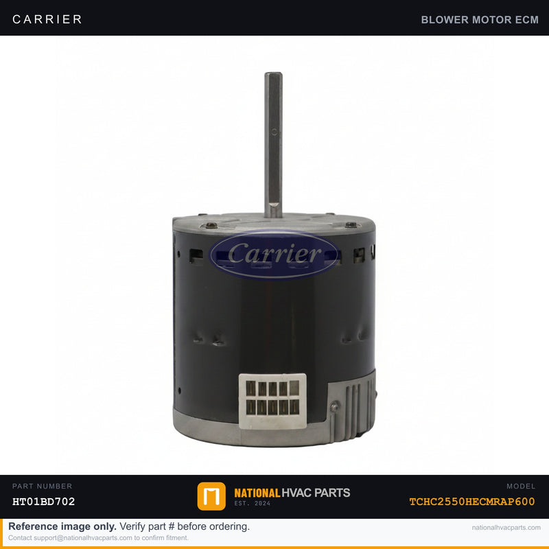 OEM Carrier Transformer 460V Pri 24V Sec 75VA — TCHC2550HECMRAP600