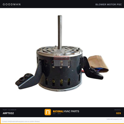 Goodman 1/3 HP Blower Motor for ARPT032-00C-1B Air Handler — 0131M00005PS