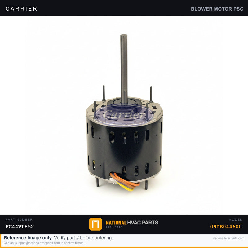 OEM Carrier Fan Motor for 09DE044600 HVAC Condenser Unit Replacement