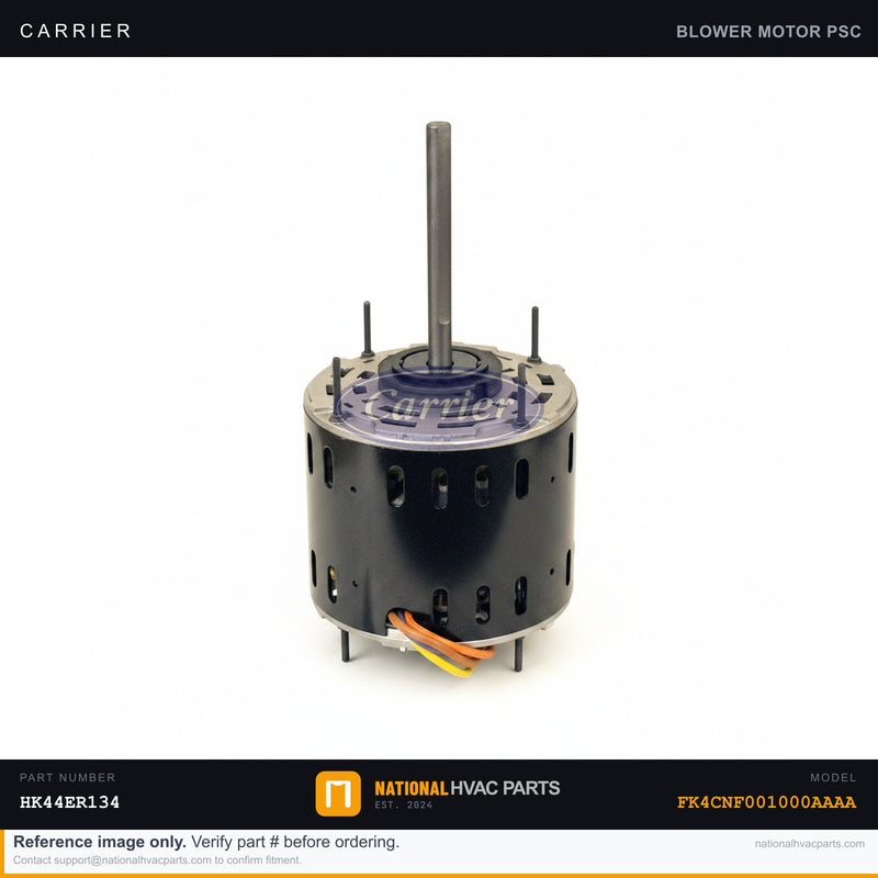 OEM Carrier Fan Motor Module 1/2 HP for FK4CNF001000AAAA — HK44ER134