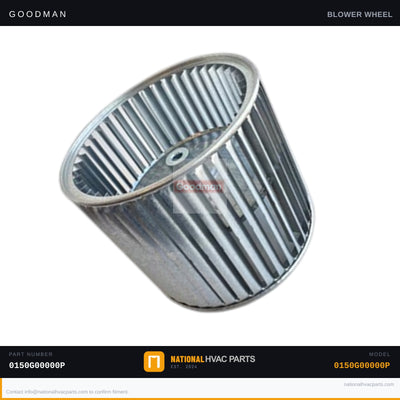 OEM Goodman 9 x 8 in. Blower Wheel for ARPF303016BA — 0150G00000P