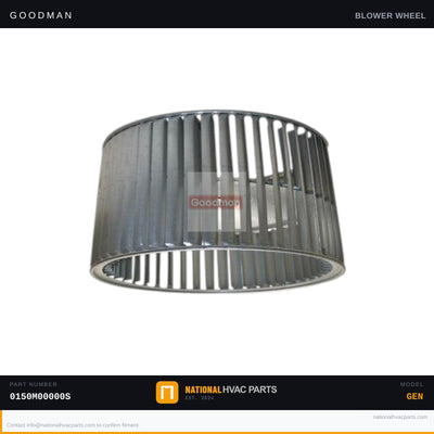 Goodman 9 x 6 in Blower Wheel for ADPF18241BA — 0150M00000S
