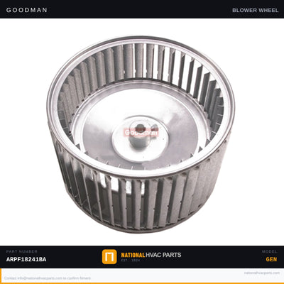 Goodman 9 x 6 in Blower Wheel for ARPF18241BA — 0150M00000S
