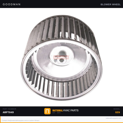 Goodman 9 x 8 in. Blower Wheel for ARPT049-00C-1A — B1368036S