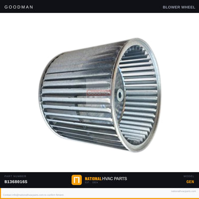 Goodman 10 x 8 Blower Wheel for ARPF364216BA Air Handler — B1368016S
