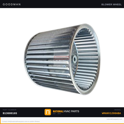 OEM Goodman 10 x 8 in Blower Wheel for WMAHV1200ABA — B1368016S