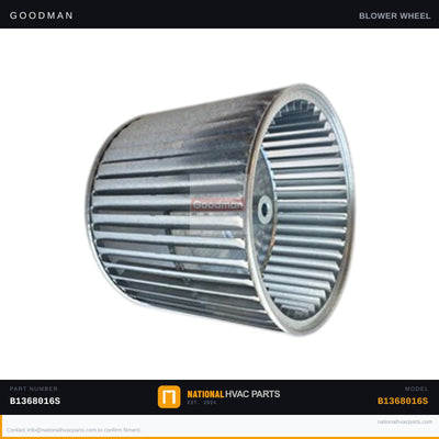 OEM Goodman 10x8 Blower Wheel for GDT090-4A — B1368016S