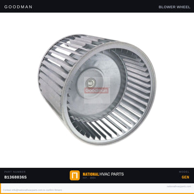 Goodman 9x8 Blower Wheel for ARPF30301BA — B1368036S