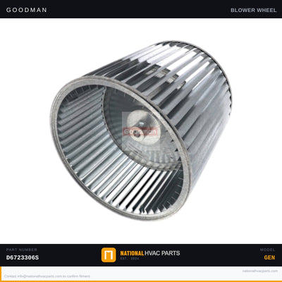 Goodman 10x10 Blower Wheel for ADPF486016AA — D6723306S