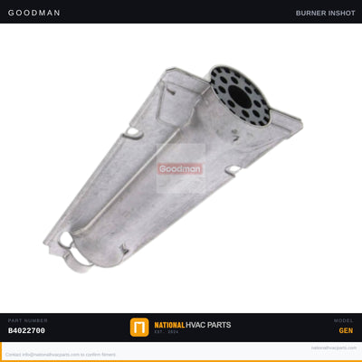 Goodman 3 in. In-Shot Burner for ACEC800403AXAB — B4022700