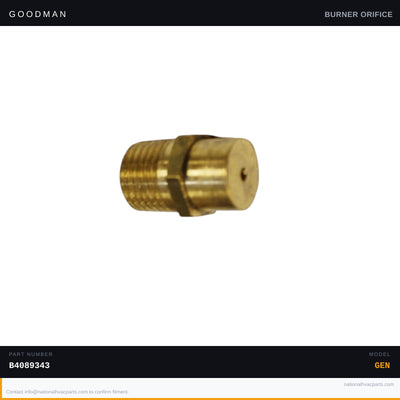 Goodman #43 Burner Orifice for ADS80703AXA — B4089343