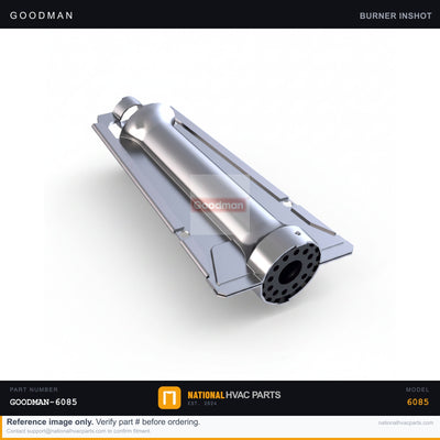 OEM Goodman 3 in. In-Shot Burner for AMH81205DNBA — B4022700