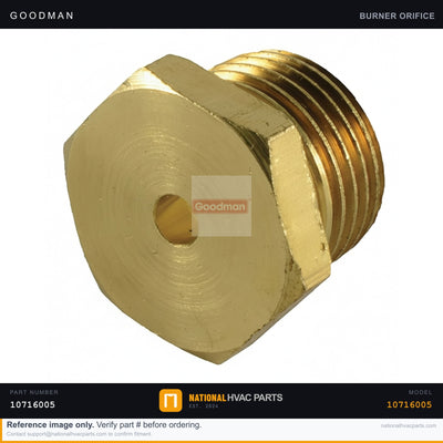 Goodman Natural Gas Burner Orifice for ACEC960803BNAA — 10716005