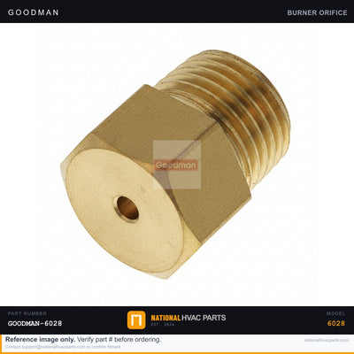OEM Goodman Natural Gas Orifice for AMH81155CXAA — 10716003