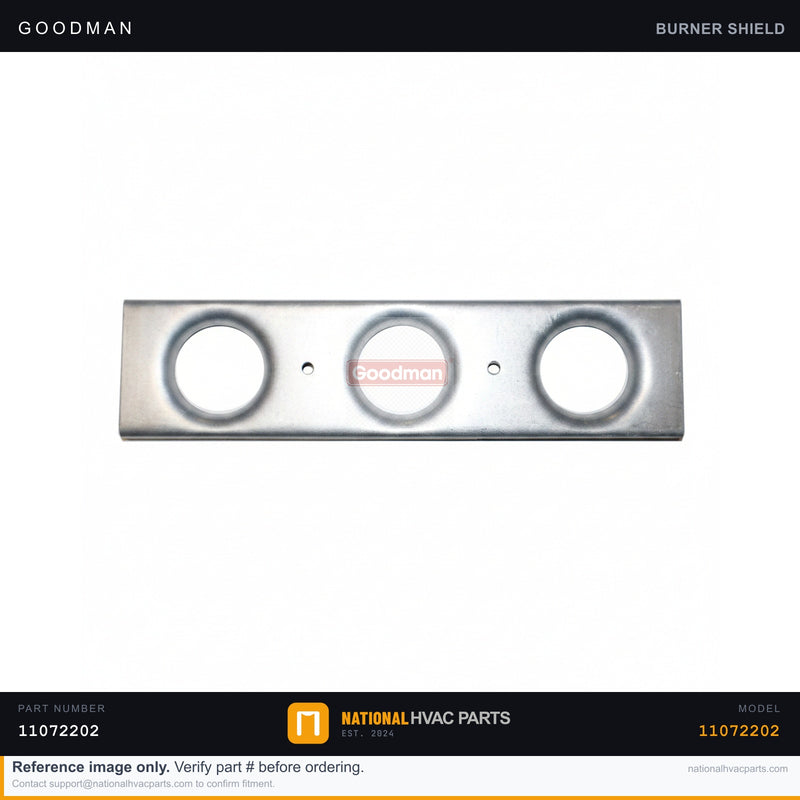OEM Goodman Burner Orifice Shield for ACVC950714CXAC — 11072202