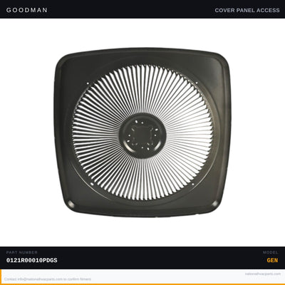Goodman 29 in. Top Panel for GSC130421BA — 0121R00010PDGS