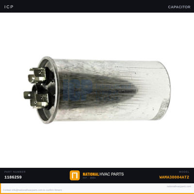 ICP Dual Run Capacitor for WAMA30004AT2 — 30+5 MFD 440V | Ships Today