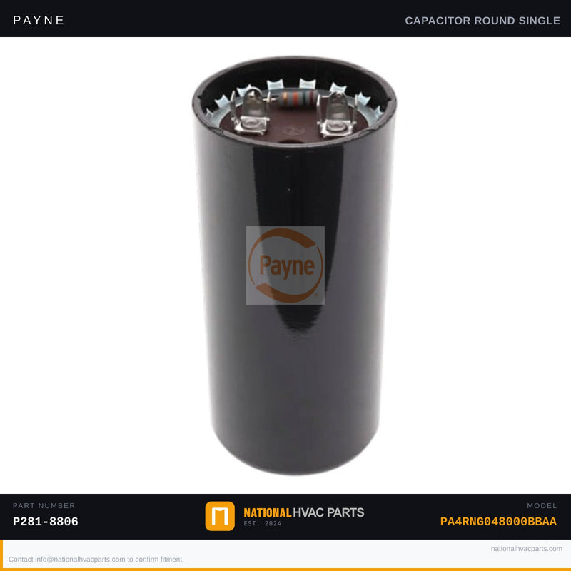 OEM Payne Run Capacitor for PA4RNG048000BBAA AC Condenser Unit