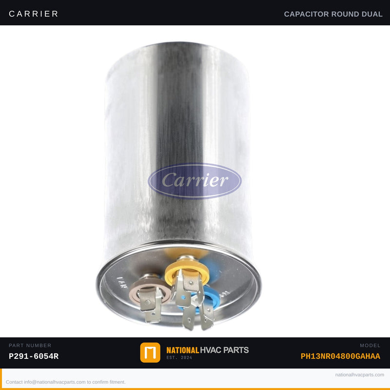 OEM Carrier Dual 45+5 MFD Run Capacitor for PH13NR04800GAHAA Heat Pump